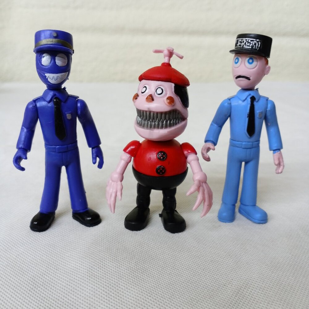 Five Nights at Freddy's 4'' Figures Nightmare Balloon Boy, Fritz Smith, Guard
